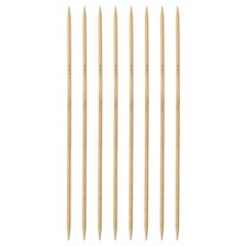 8Pcs Bamboo Knitting Needles Double Pointed Size US 7 4.5mm 10 Inch 25cm 