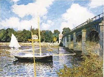 The Highway Bridge At Argenteuil Poster | 16in x 20in Wall Art Print