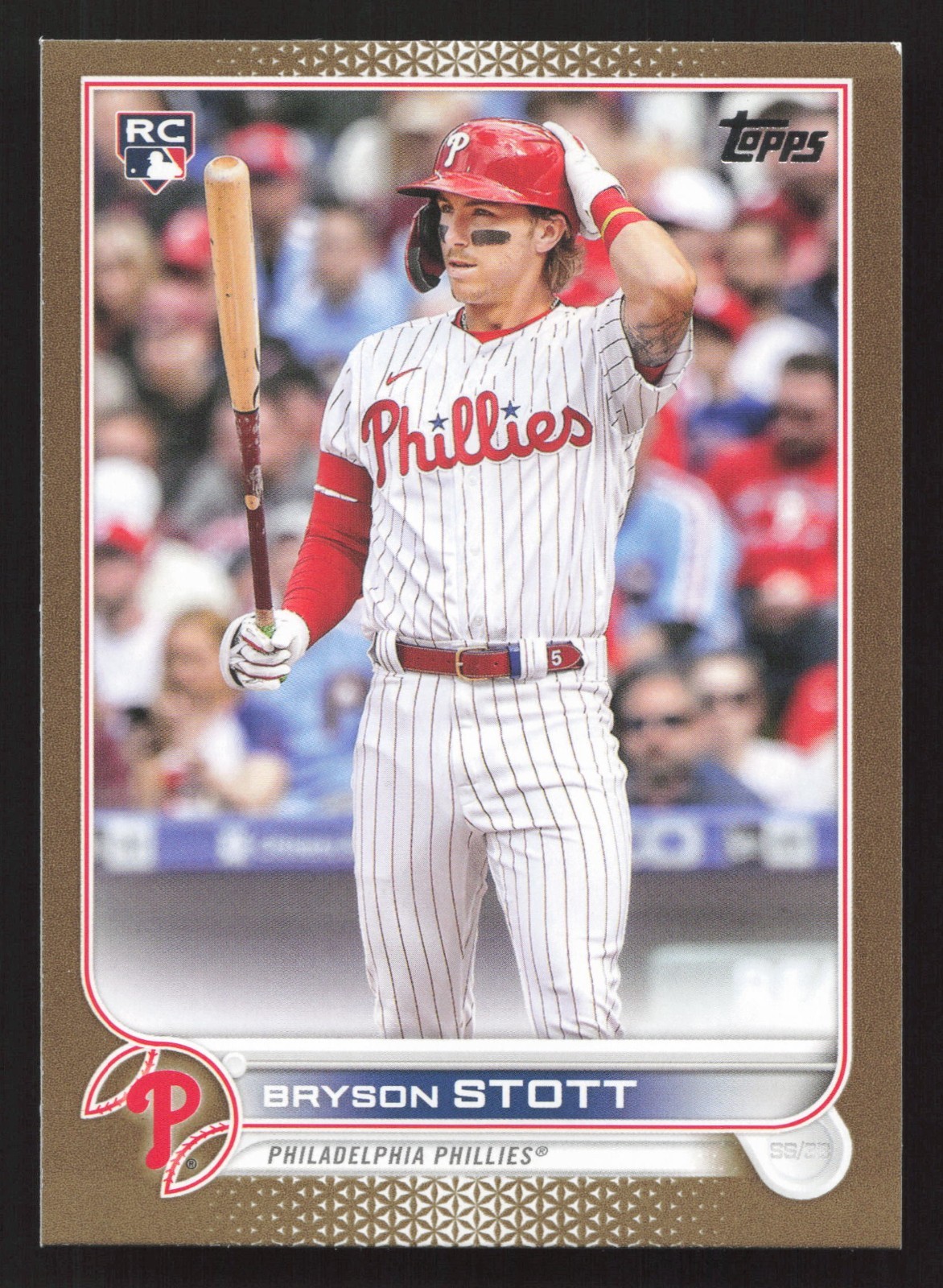 2022 Topps Update #US224 Bryson Stott RC GOLD /2022 Rookie Card Phillies