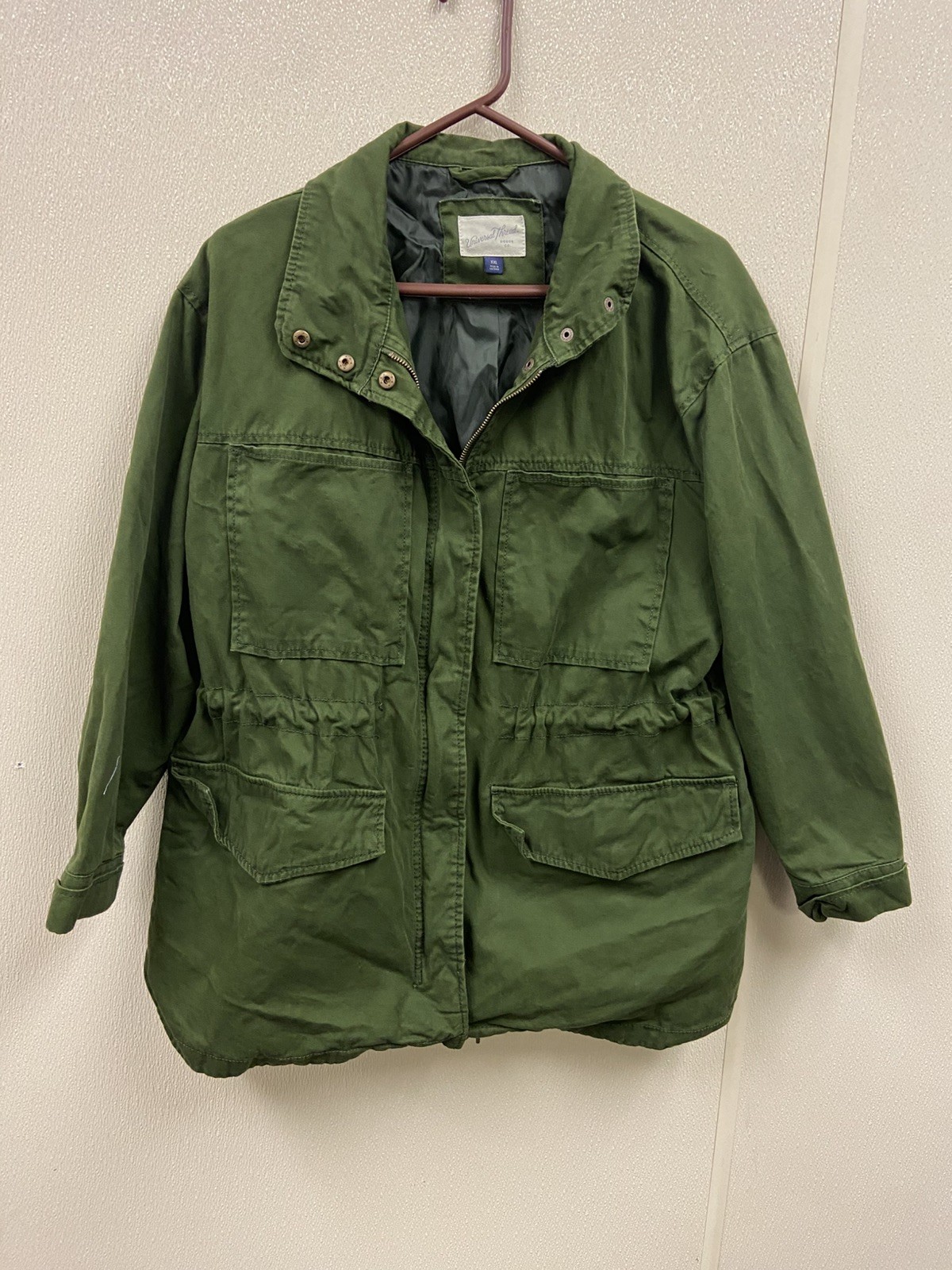 Womens Small Jacket Universal Thread Olive Green … - image 1