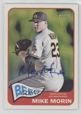 2014 Topps Heritage Minor League Edition Real One Mike Morin #ROA-MM Auto r9d