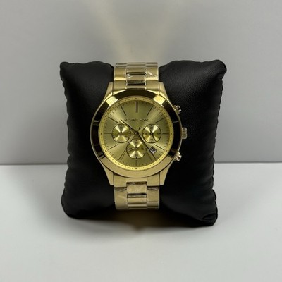 MICHAEL KORS MK8909 Oversized Slim Runway Yellow Dial Gold  display picture 1