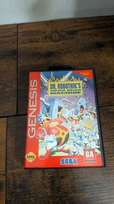 Dr Robotnik's Mean Bean Machine Sega Genesis Game CIB Complete In Box