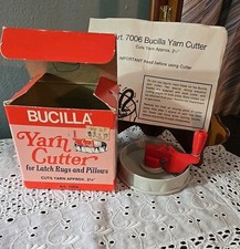 Vintage Bucilla Yarn Cutter For Latch Rugs  Pillows With Original Box