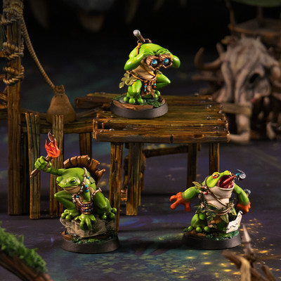 Toad Adventurers Spielerfiguren | Dungeons and Dragons D&D 28-32mm Miniaturen
