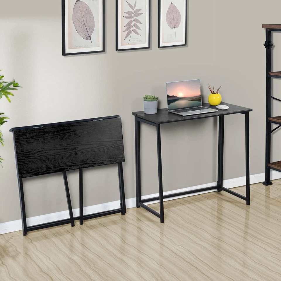 Scrivania pieghevole Postazione di Lavoro per ufficio, Studio, Camera da Letto,  - Immagine 4 di 4