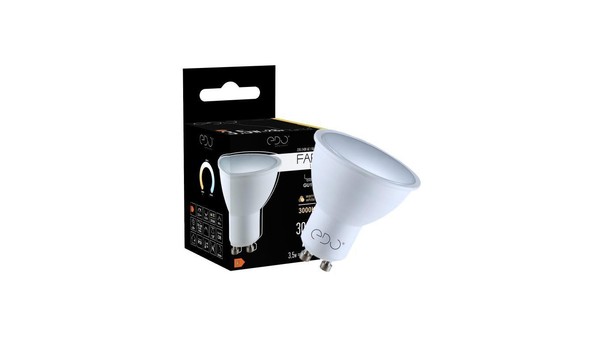 5904252610336 ŻAróWka Fari LED GU10 3,5W 3000K CiepłA WW 300Lm 120St EDO777459 E-image