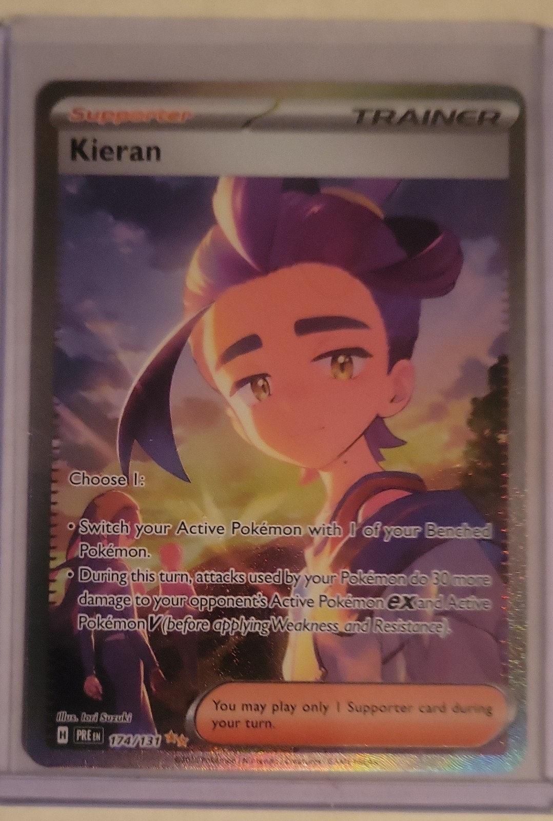 Kieran 174/131 Sv: Prismatic Evolutions Holo