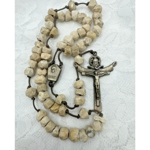 Heritage Hodie Semper Cross Medjugorje Rock Rosary Stones Apparition Hill Rare