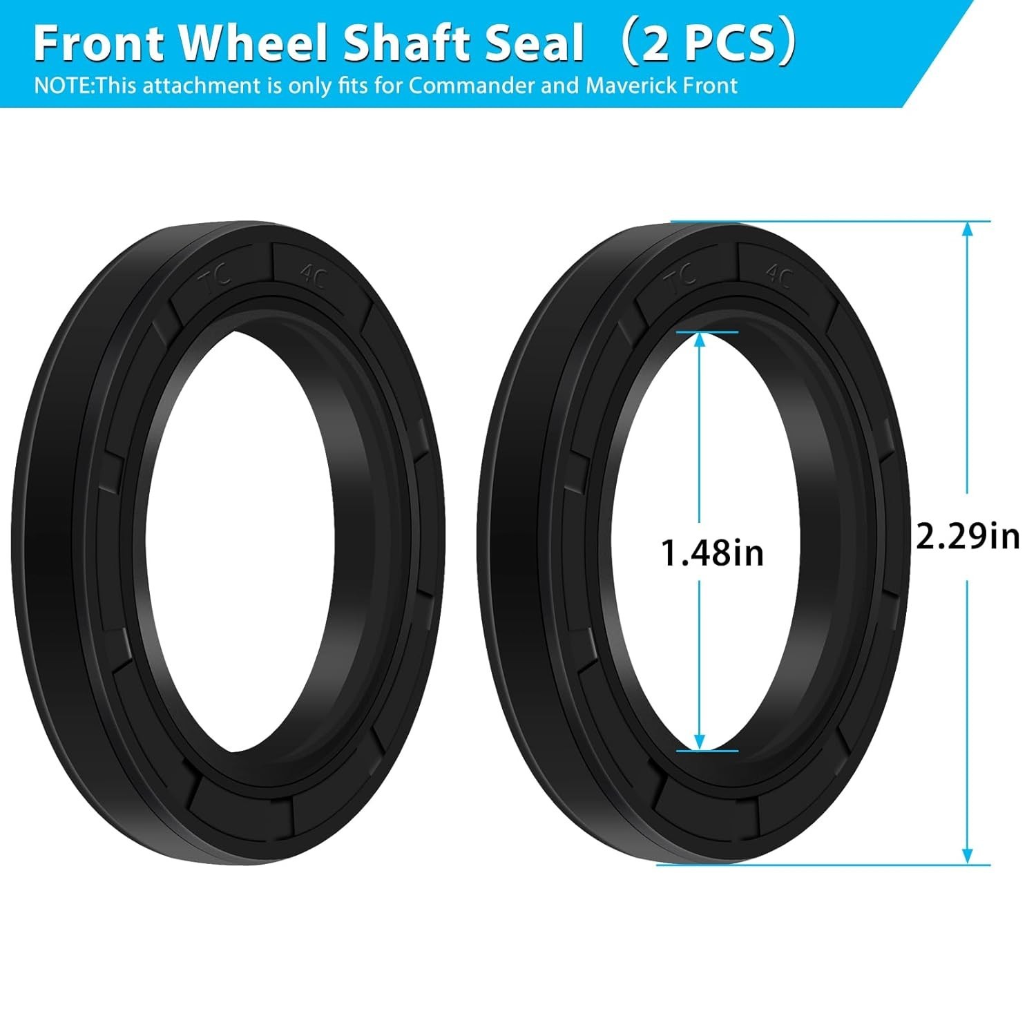 4 Pcs Wheel Bearings Kit for Can-Am Defender/Commander/Outlander/Maverick