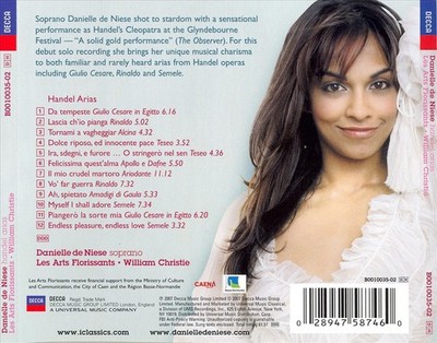 HANDEL ARIAS NEW CD