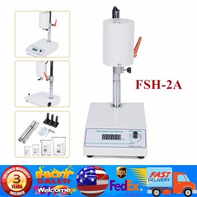 High Speed Homogenizer Lab Mixer Disperser 8000 to 22000RPM Emulsifying Machine.