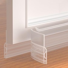 Door Draft Stopper,Adjustable Door Sweep for Bottom of Door,Silicone Weather ...