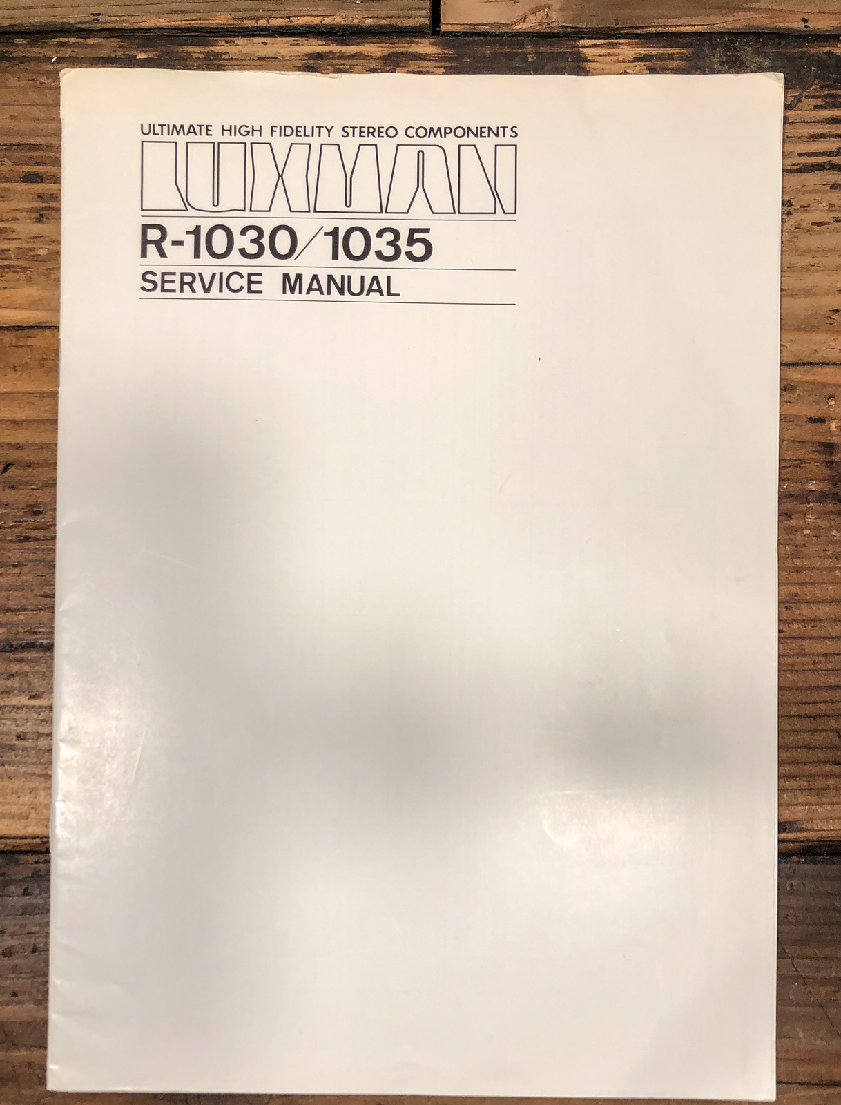 Luxman R-1030 R-1035 Receiver Service Manual *Original*