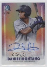 2021 Bowman Chrome Dawn of Glory 69/99 Daniel Montano #DOGA-DM Auto 11oq