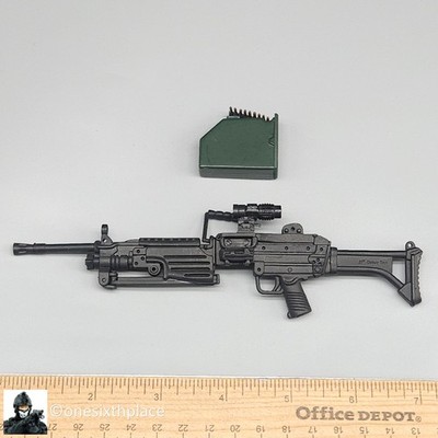 1:6 Ultimate Soldier Custom M249 SAW FN Minimi Machine Gun for 12