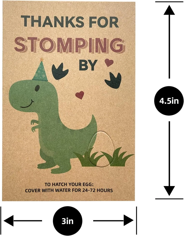 Dinosaur Party Favors - Dinosaur Birthday Party Supplies - 24 Pack Dino Egg Hatc - Image 3 of 4