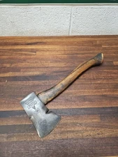E20- Antique EMBOSSED KEEN KUTTER hatchet axe 1 lb 10 oz