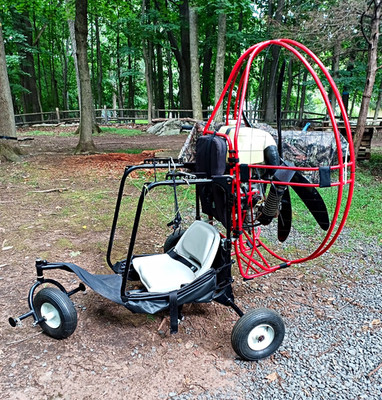 Fresh Breeze Power Atlas Powered Paraglider Trike w/ Paraglider Wing & Bags