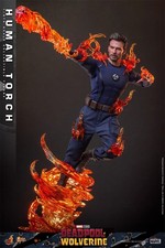 New Hot Toys MMS789 Deadpool & Wolverine 1/6 Human Torch Action Figure