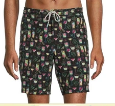 TOMMY BAHAMA BAJA COLADA SUNSET 8" Swim Boardshorts MEDIUM, LARGE, XL, 2XL