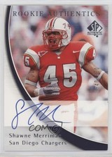 2005 SP Authentic Rookie Authentics 340/850 Shawne Merriman #207 Auto a8r