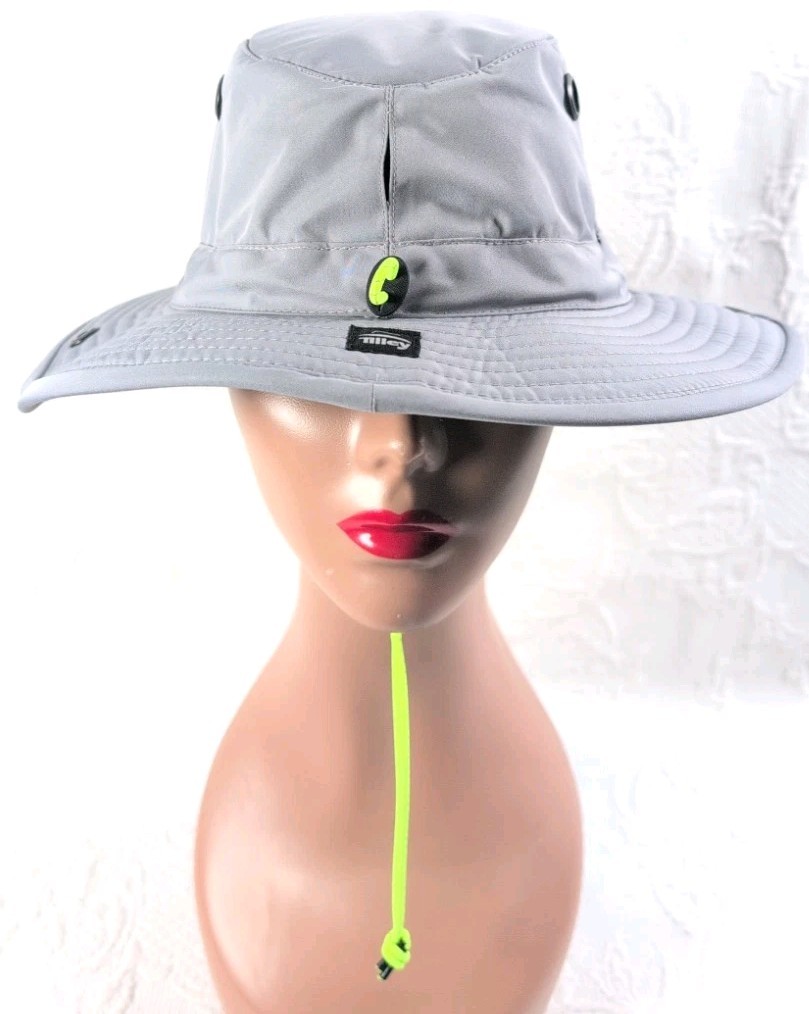 Tilley TWS1 Paddlers Hat Gray 7 1/8 Made In Canada Water Res