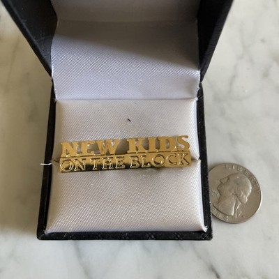 VTG Gold Plated New Kids On The Block Pin