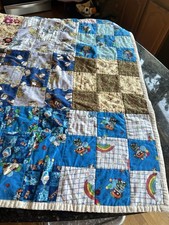 Rugrats/Olaf/Kittens/Teddybears/ Handmade Vintage Quilt Crib Size