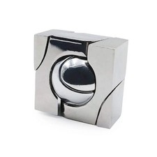 Listing image for ⚙️ 3D Brain Teaser Puzzle Game Toy for Kids & Adults - IQ Challenge Metal Decomp
