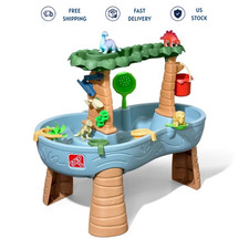 Step2 Dino Showers Water Table for Toddlers 13-Piece Dinosaur Splash Playset