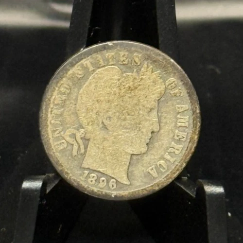 1896-O Barber Dime 10C Silver Coin