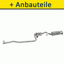 Auspuff Auspuffanlage für FORD FIESTA FLIEßHECK 1.1 1.3 50/60PS 1991-1996