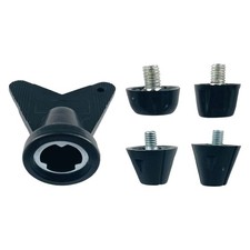 High Stability NonSlip Football Boot Studs Pack of 12 for Outdoor Sports