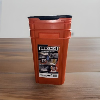 Quick Dam Grab & Go Flood Kit 10 Barriers + Bucket QDGG5-10