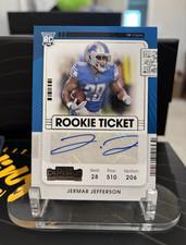Panini Contenders 2021 Rookie Ticket #260 Autograph Jermar Jefferson Lions