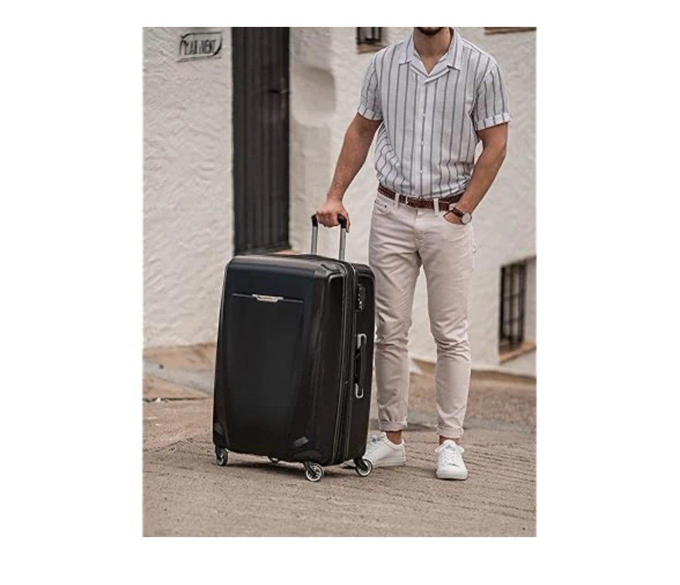 Samsonite Winfield 3 DLX 25" Hardside Expandable Luggage w/ Spinners, ROSE NEW - Image 4 of 4