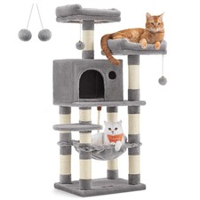 Feandrea Cat Tree, 44.1-Inch Cat Tower for Indoor Cats, Multi-Level Cat Condo...