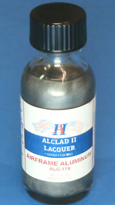 Alclad ALC119 Airframe Aluminum Lacquer Paint 1oz