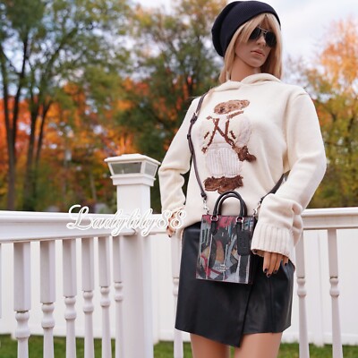 NWT Coach X Mint + Serf North South Mini Tote Pebble Leather Coach