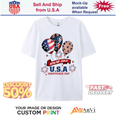 Patriotic 4th of July T-Shirt, Independence Day Tee, Summer Celebration Top