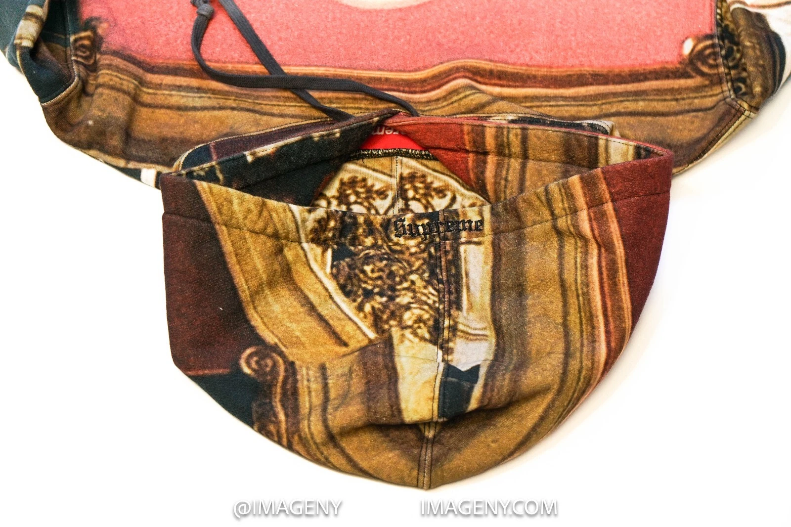 FELPA CON CAPPUCCIO SUPREME SCARFACE THE WORLD IS YOUR USATA TAGLIA LARGE FW17