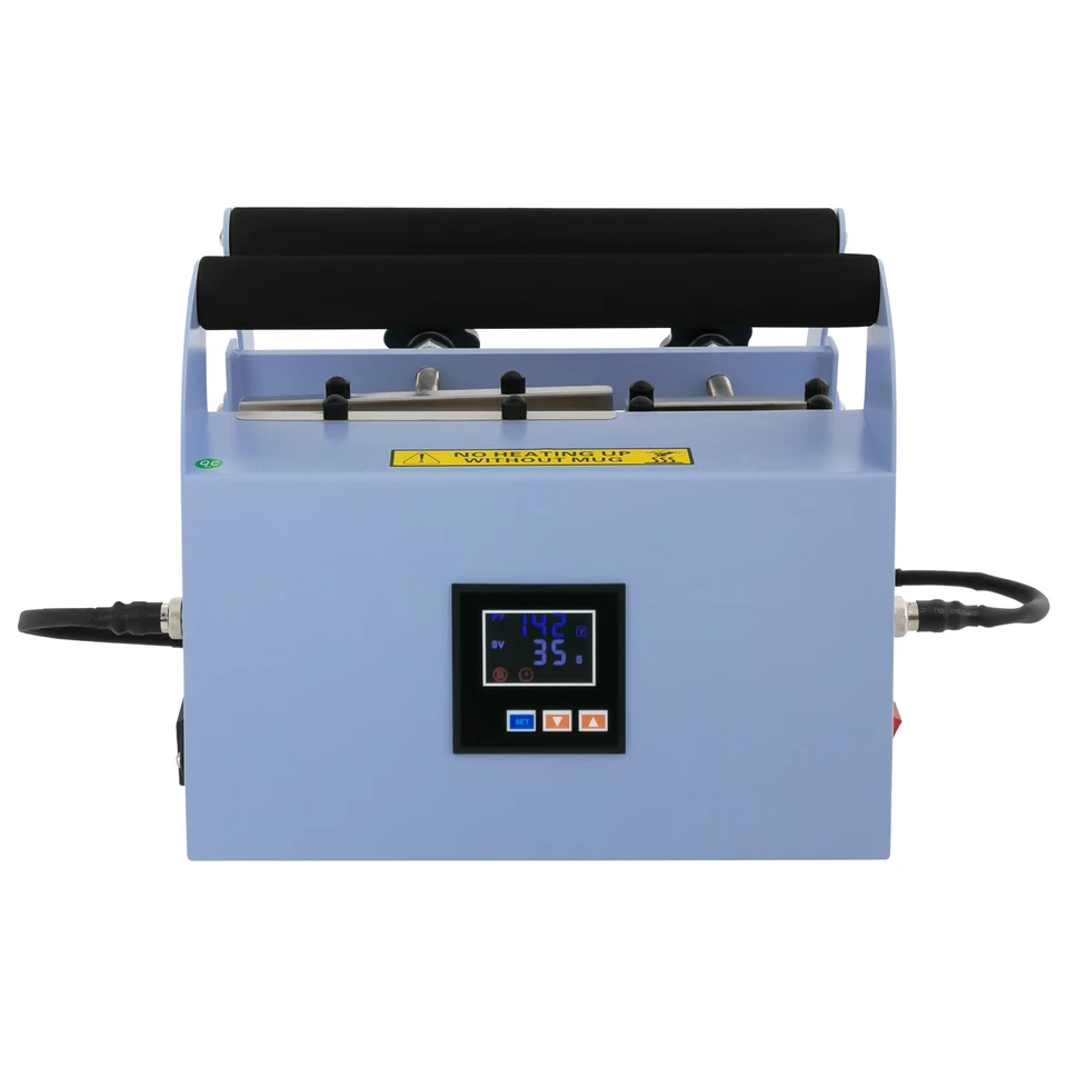 Blue Tumbler Heat Press Car Cup Mug Press Heat Machine Temp/Time Adjustable DIY - Image 2 of 4