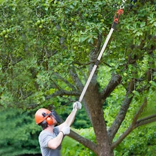 Electric Pruner Cordless Pruning Shears Extension Pole Bar Lithium Battery