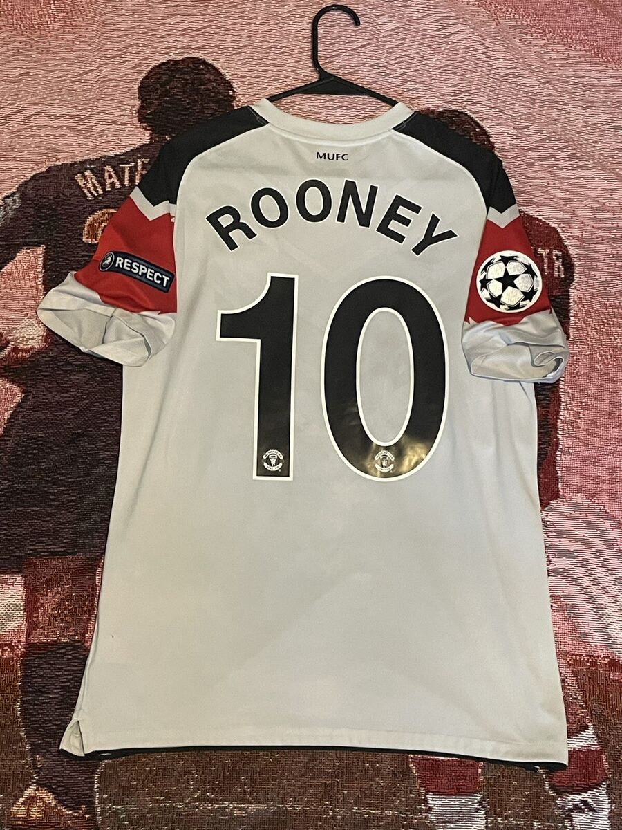 Wayne Rooney 2010/11 UCL final Manchester United Jersey Wayne Rooney 2010/11 UCL final Manchester United Jersey