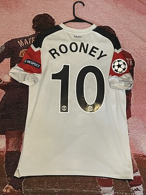Wayne Rooney 2010/11 UCL final Manchester United Jersey Authentic