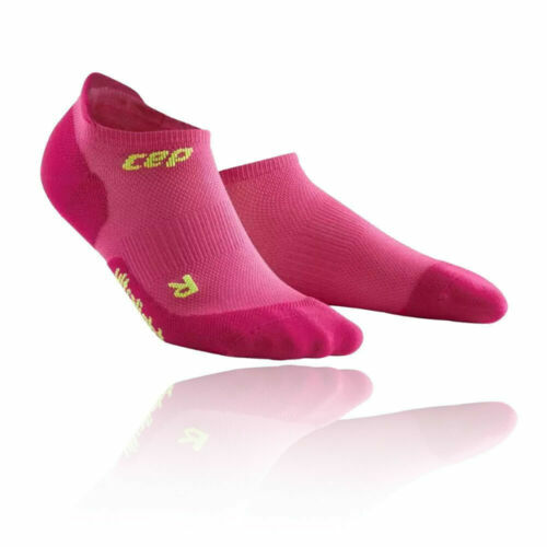 CEP Ultralight Kompressionssocken Für Damen – Knöchelhoch, NO Show, Pink/dunkelrot, Größe M