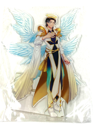 Obey me Lucifer Acrylic Stand Ring Of Light Angel version 8 x 5.6