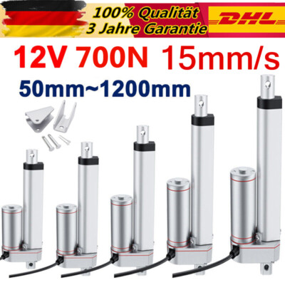 DC 12V 50mm~1200mm 700N Elektrischer Linearantrieb Linearmotor Linear Actuator