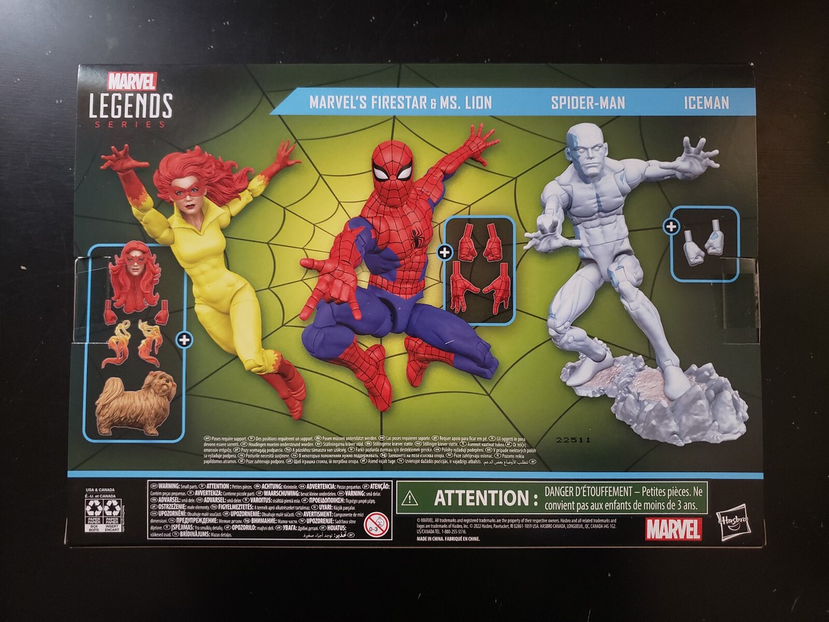 特撮 Marvel Universe 3 3/4in  Exclusive Action Figure 3-Pack Spider-Man and His Amazing Friends (Firestar Spider-Man and Amazon.com: Marvel Universe 3 3/4